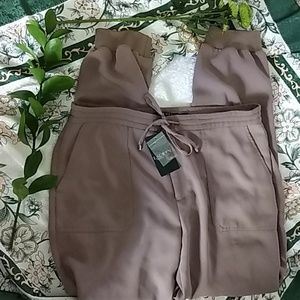 Beige jogger pants